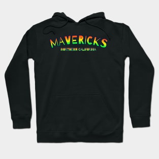 Mavericks surfing Northern California Hoodie